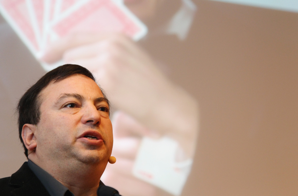 Al Seckel attends the Digital Life Design (DLD) conference at HVB Forum